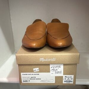Madewell Women's Loafers in English Saddle
